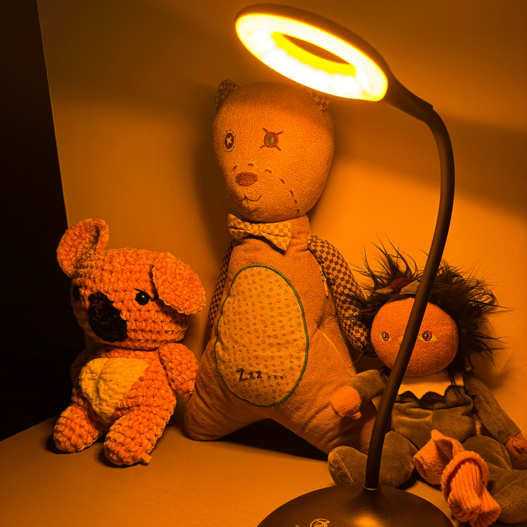 Blue Light Blocking Bed Lamp - 3-Mode