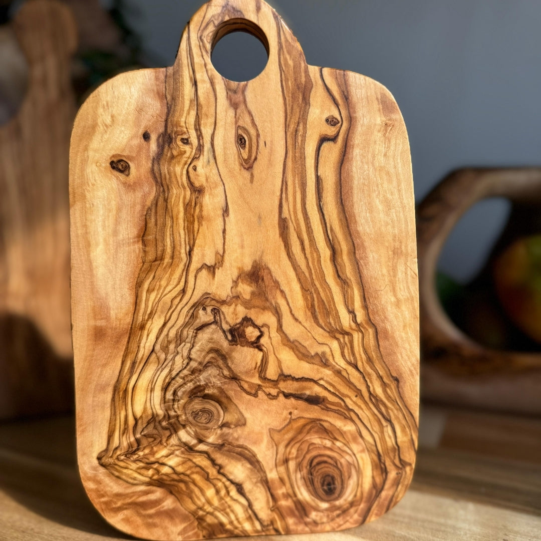 Olive Wood Hangable Serving Board