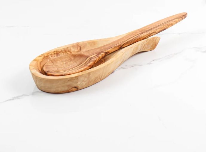 Olive Wood Spoon Rest