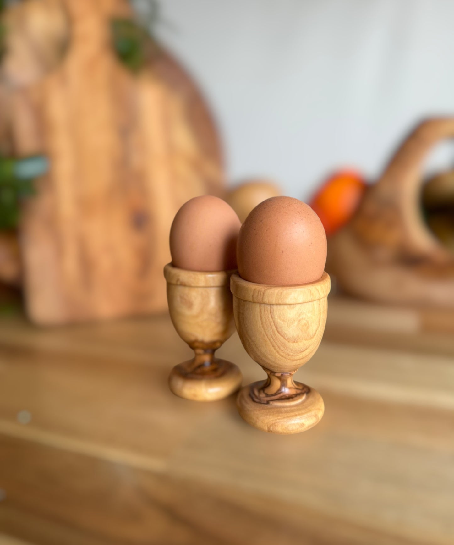 Olive Wood Egg Cup