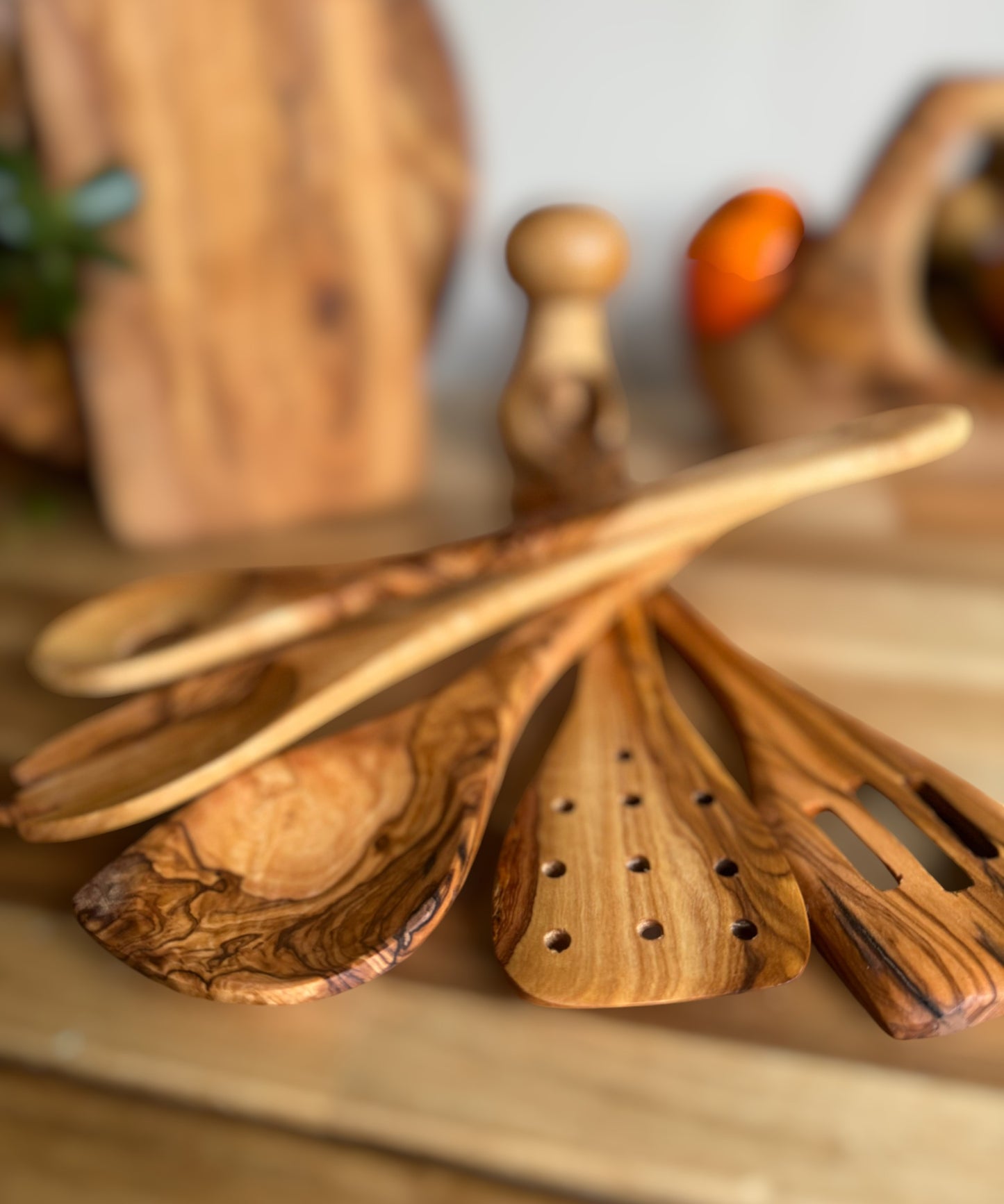 Olive Wood Spoons & Spatulas