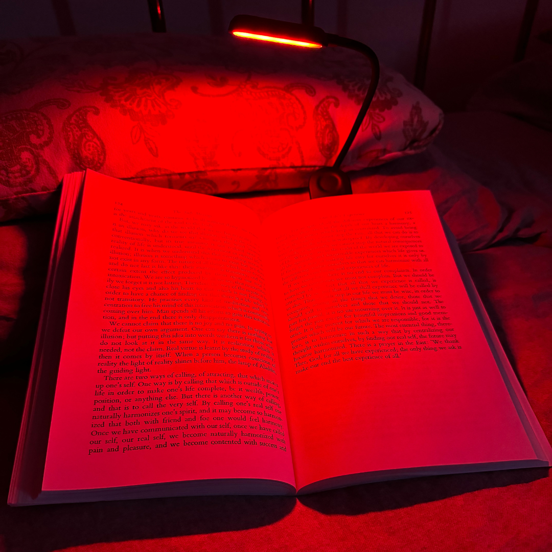Blue Light Blocking Book Clip Lamp - 3-Mode