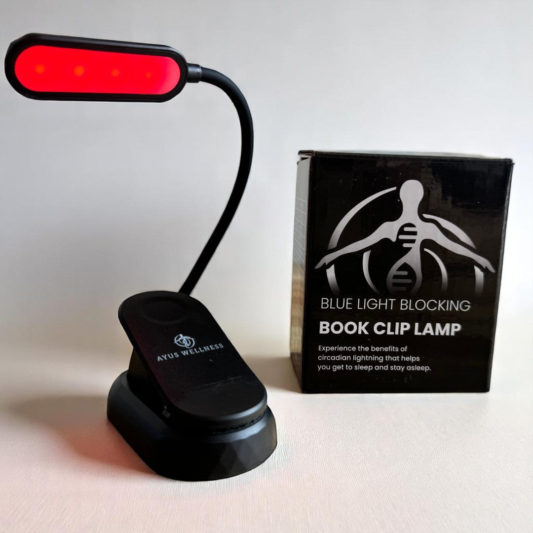 Blue Light Blocking Book Clip Lamp - 3-Mode