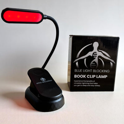 Blue Light Blocking Book Clip Lamp - 3-Mode