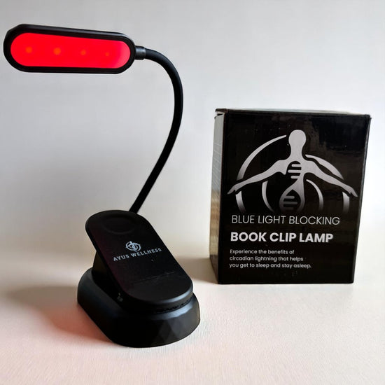 Blue Light Blocking Book Clip Lamp - 3-Mode