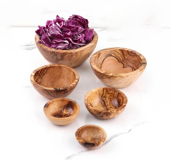 Olive Wood Set of 6 Bowls