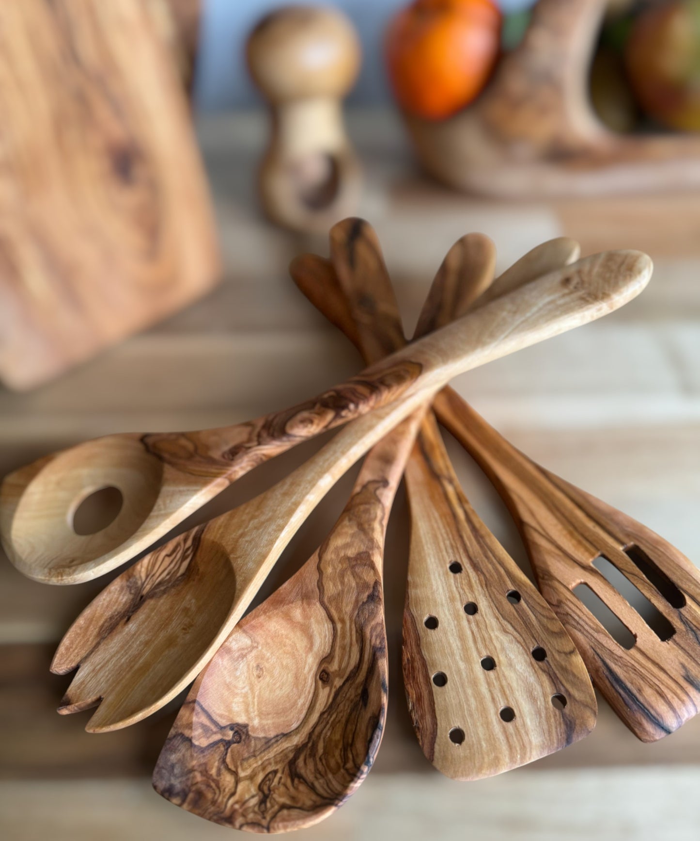 Olive Wood Spoons & Spatulas